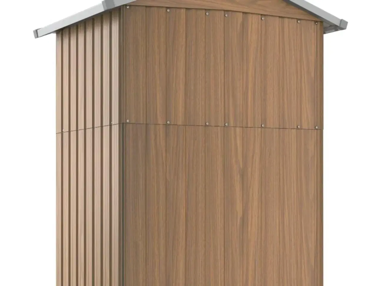 Billede 6 - Haveskur brun 126x97,5x177 cm galvaniseret stål