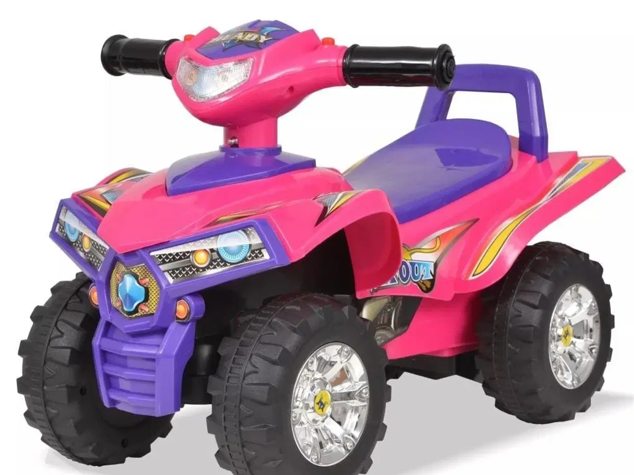 Billede 1 - El-ATV til børn med lyd og lys lyserød og lilla