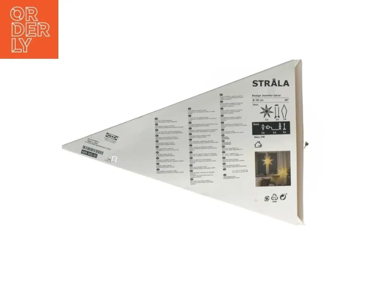 Billede 2 - STRÅLA stjerne fra IKEA (str. Ø 70 cm)