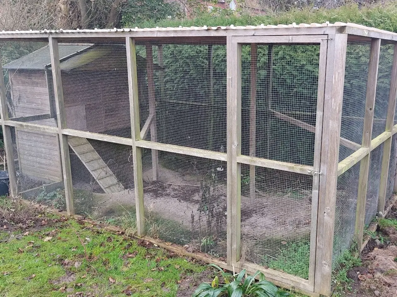 Billede 1 - Hønsegård med -hus.