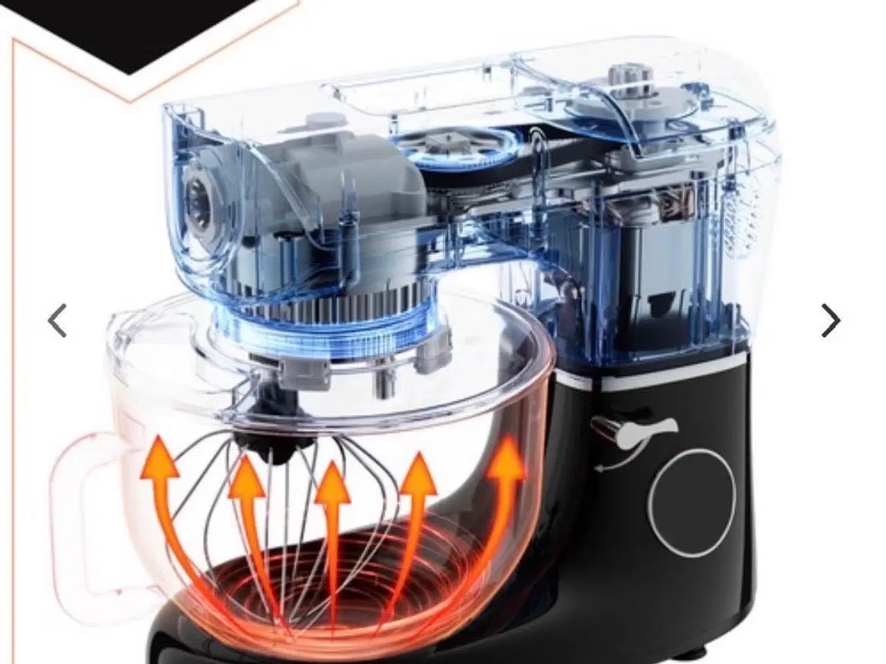 Billede 4 - Røremaskine med varme i skål