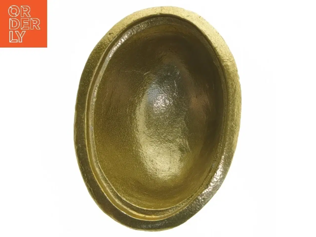 Billede 3 - Guldfarvet mønstret skål (str. 13,5 cm)