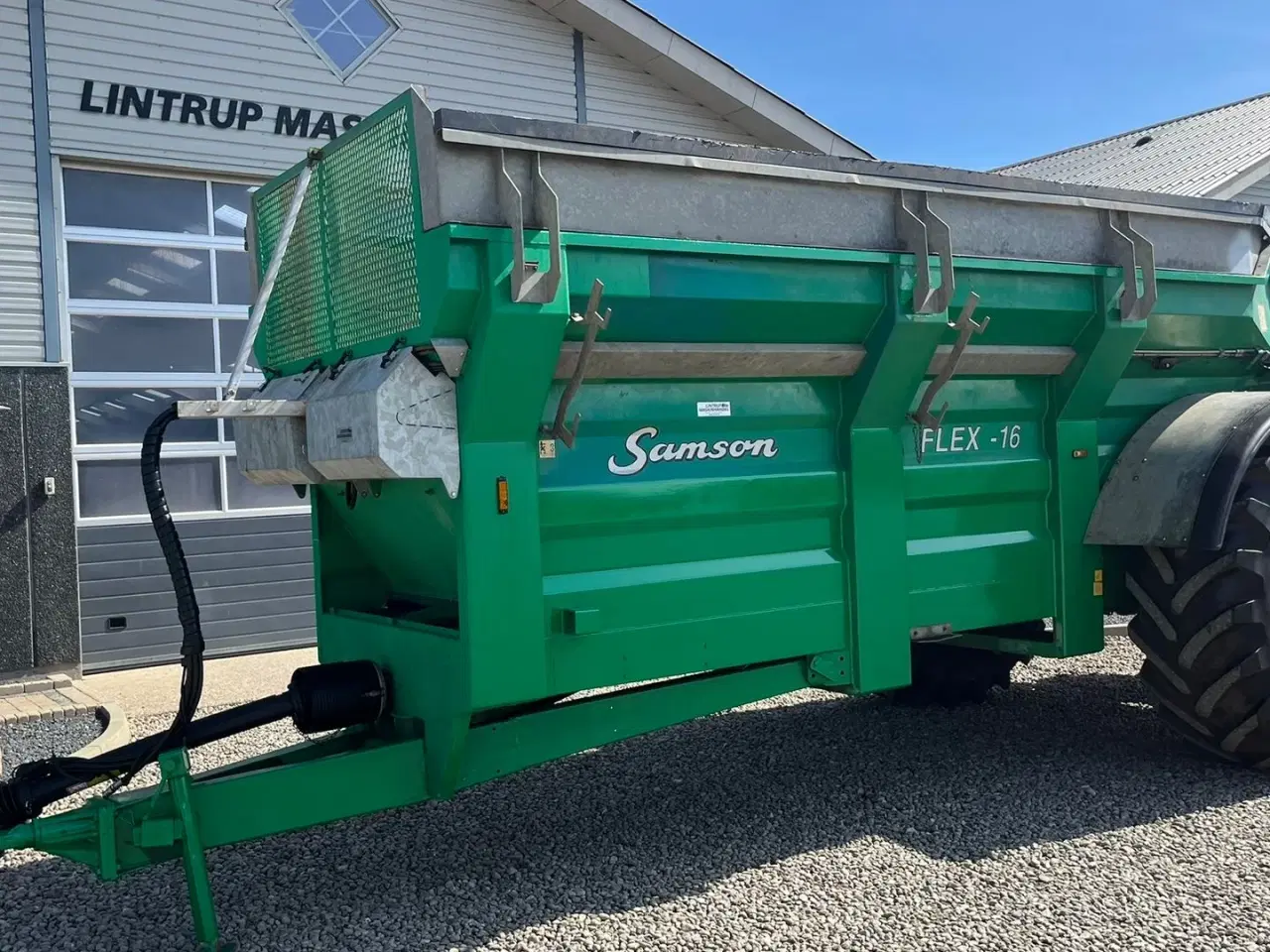 Billede 10 - Samson FLEX 16 Med overbygning, bagklap og de høje 620/75R34 hjul