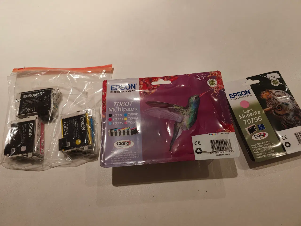 Billede 1 - Epson printerblækpatroner sortimentspakke kollibri