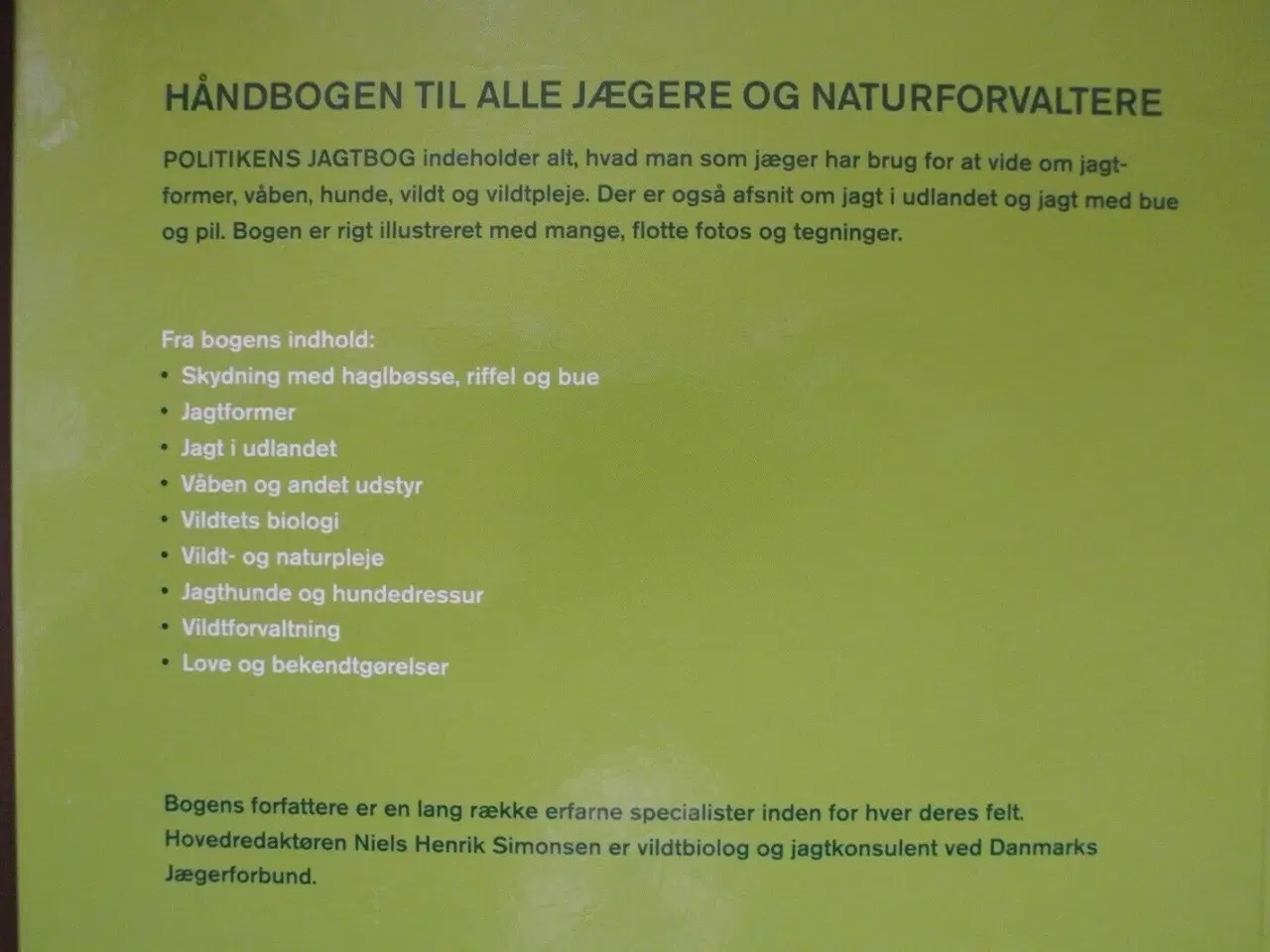 Billede 4 - politikens jagtbog, red. af niels henrik simonsen,