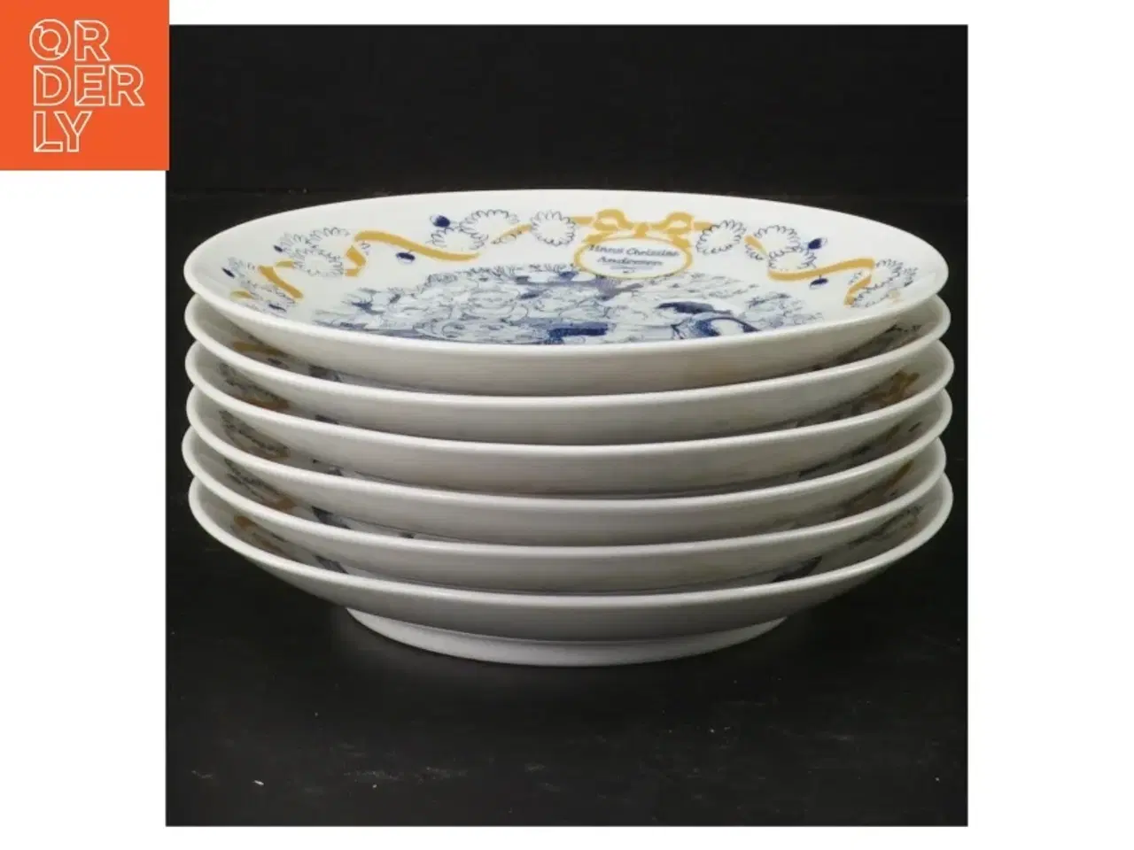 Billede 3 - H.C. Andersen eventyrtallerkener fra Lise Porcelain (str. Ø 13,5 cm)