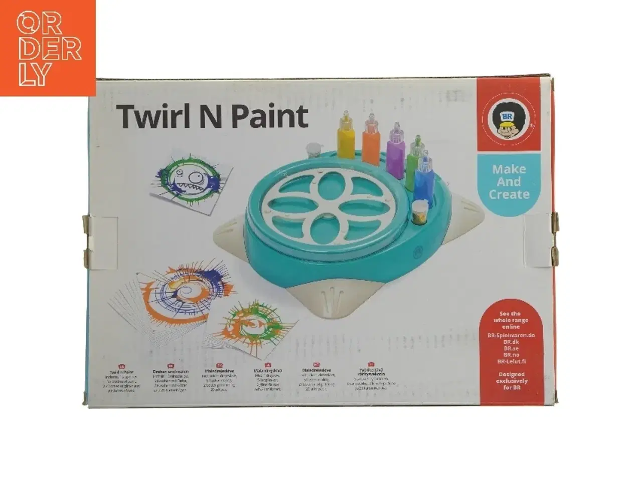 Billede 3 - Twirl N Paint sæt fra Br (str. 30x24 cm)