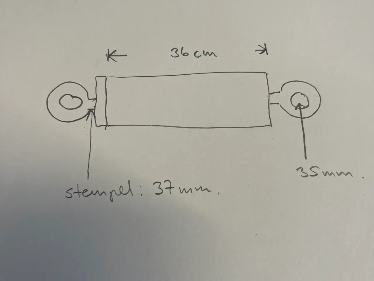 Billede 3 - Hydraulik stempel