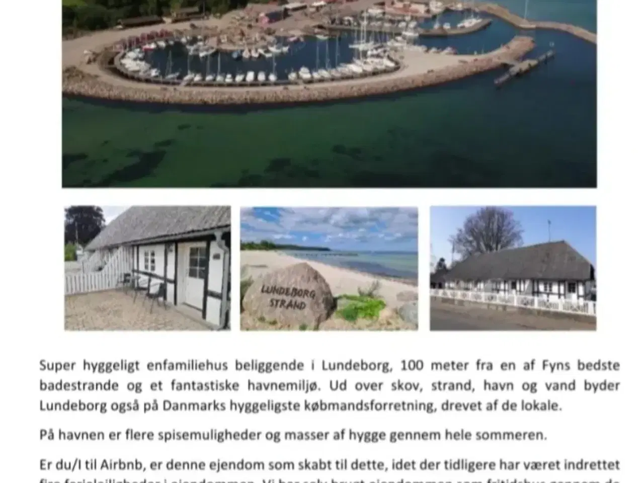 Billede 1 - Lundeborg- med udsigt til vandet