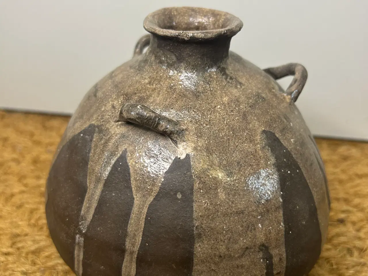 Billede 3 - 3 Keramik vaser brunlige nuancer 