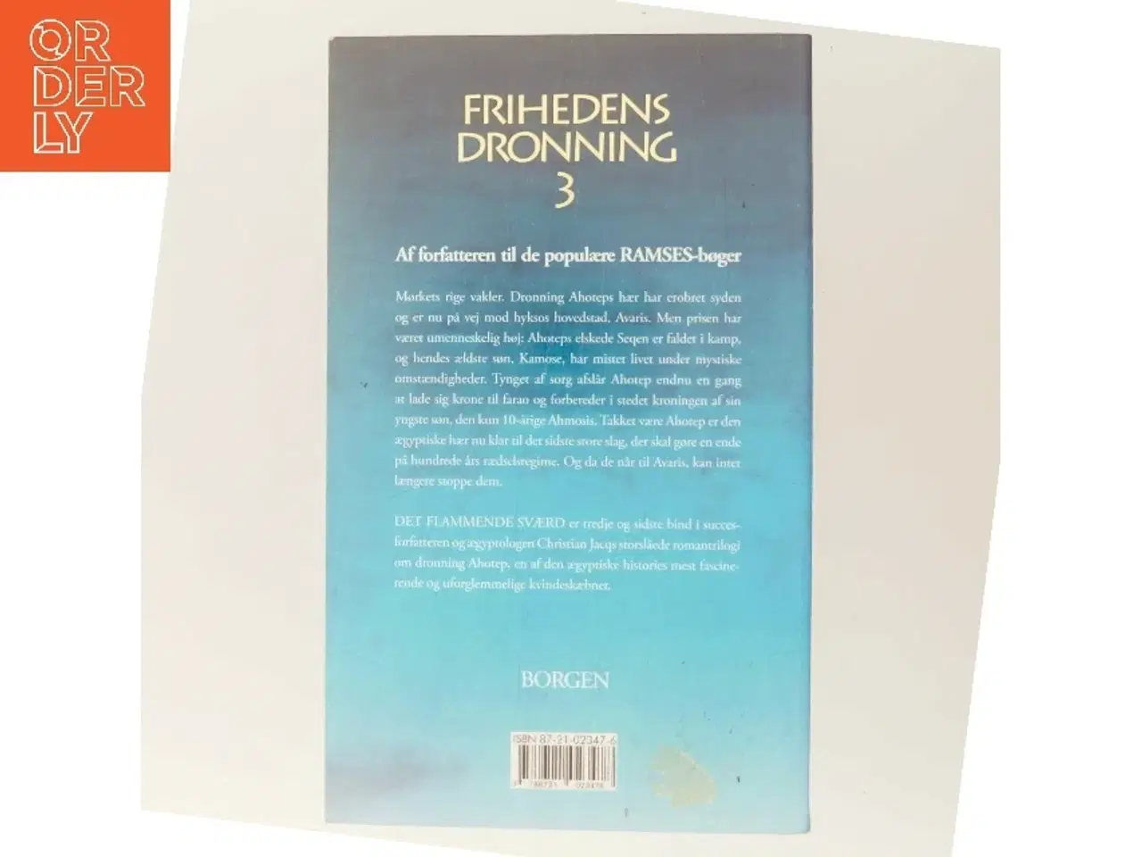 Billede 3 - Frihedens dronning : roman. Bind 3, Det flammende sværd af Christian Jacq (Bog)