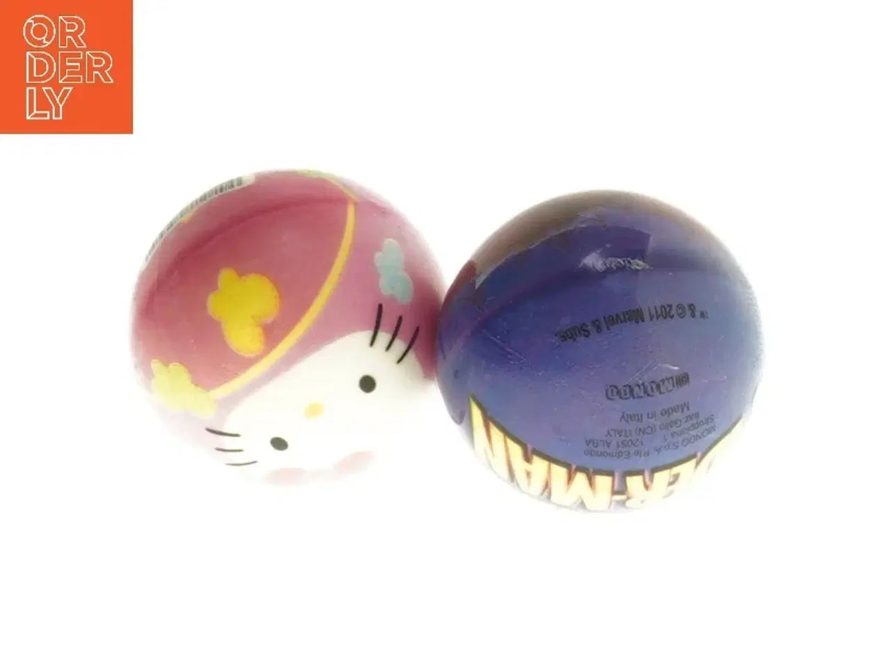 Billede 3 - Bouncing balls med Hello Kitty og Spider-Man design (str. Ø 6 cm)
