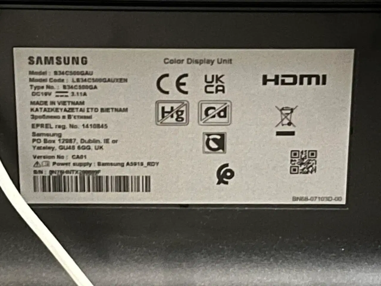 Billede 4 - Samsung 34"
