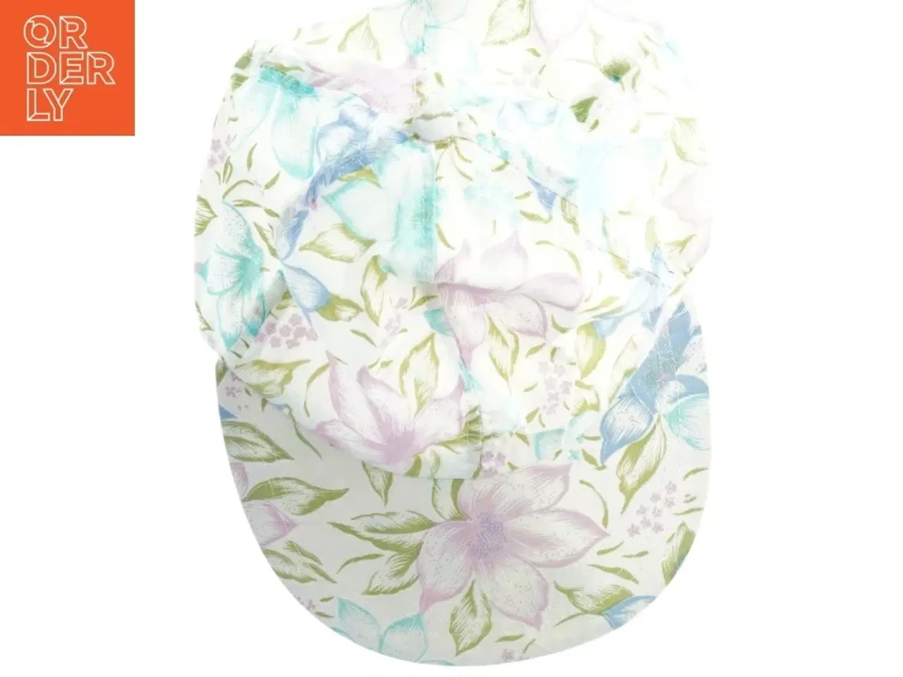 Billede 4 - Blomstret kasket (str. Ø 17 cm)