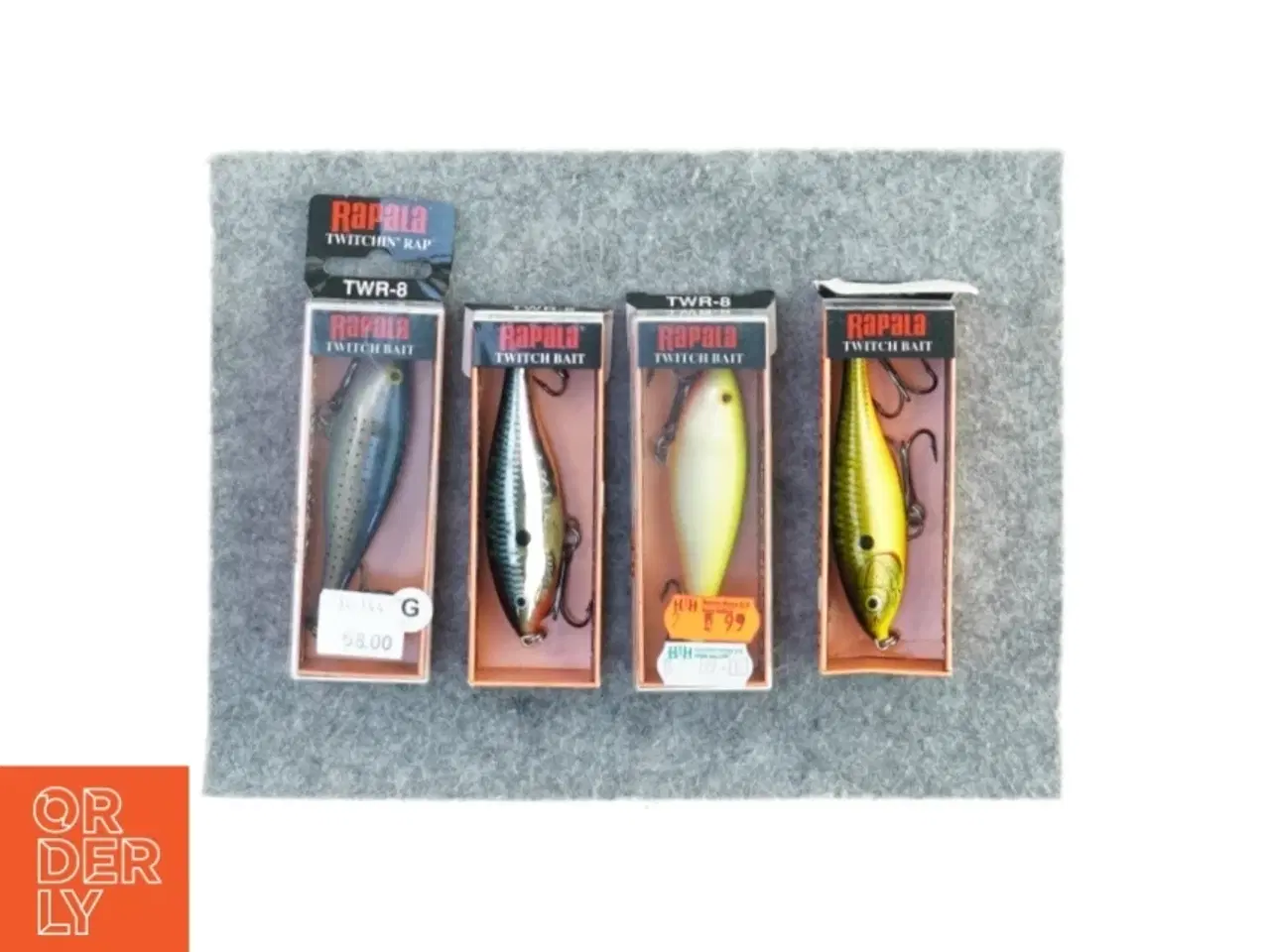 Billede 1 - 4 fiskeblink fra Rapala (str. 8 cm)