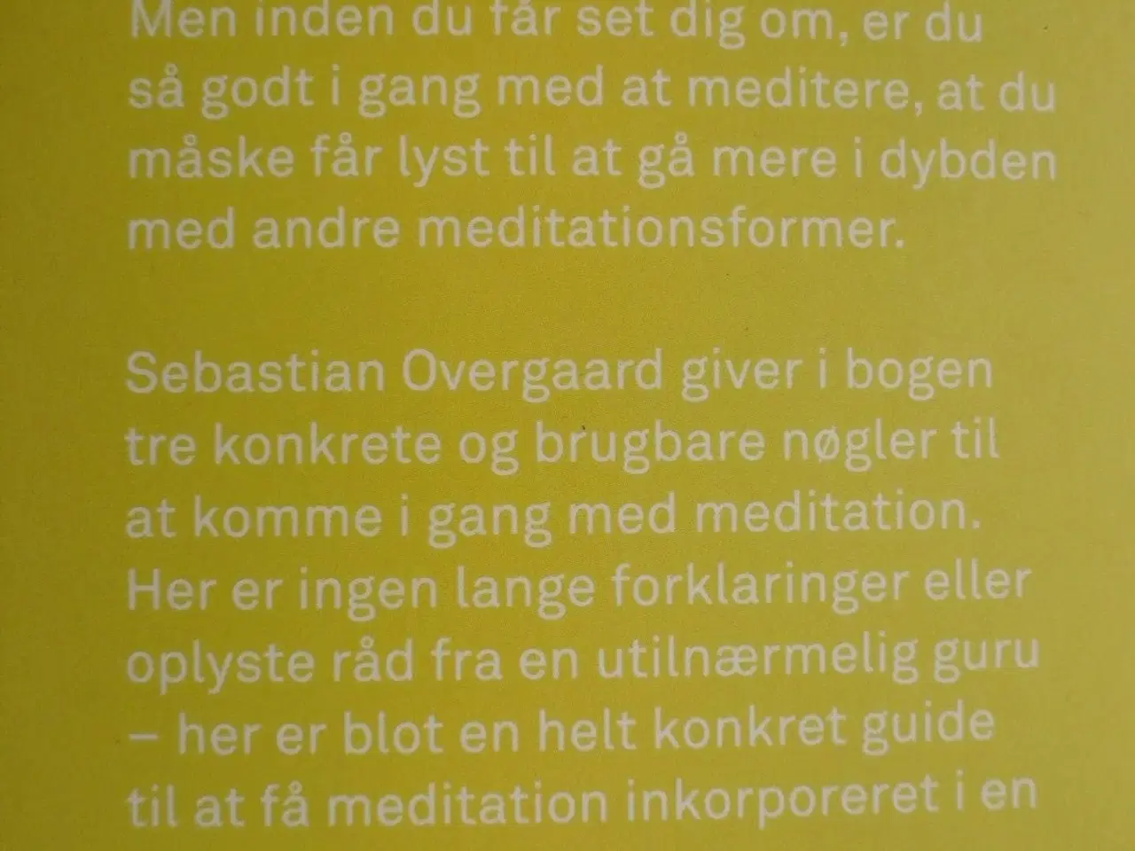 Billede 3 - verdens nemmeste meditation, af sebastian overgaar