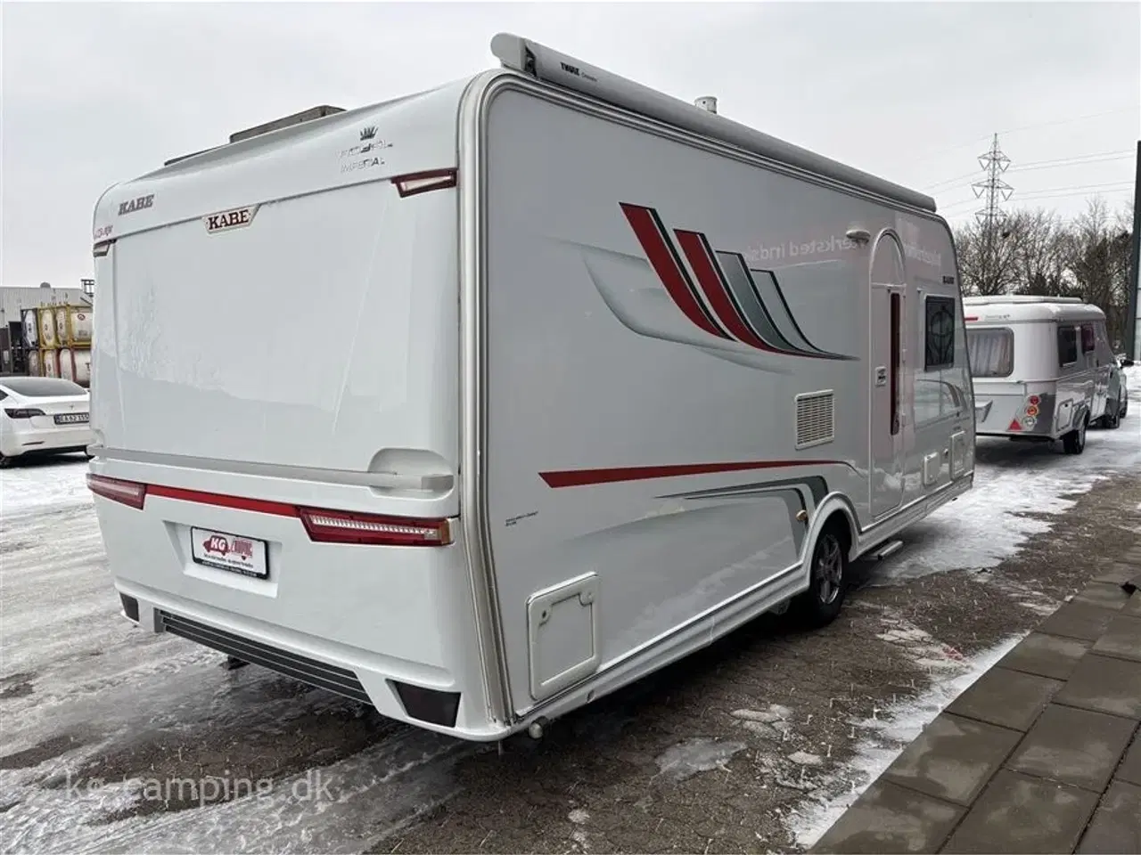 Billede 3 - 2014 - Kabe Royal IMPERIAL 560 XL KS   Kabe top model med Markise - Mover - Solcelle - Inverter - Fortelt mm.