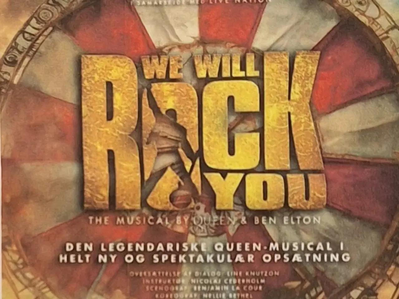 Billede 1 - 2 billetter til We Will Rock You. Helt ny Musical