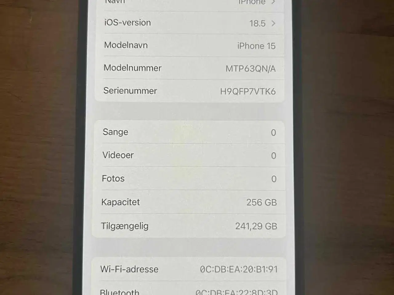 Billede 2 - Iphone 15 256 GB