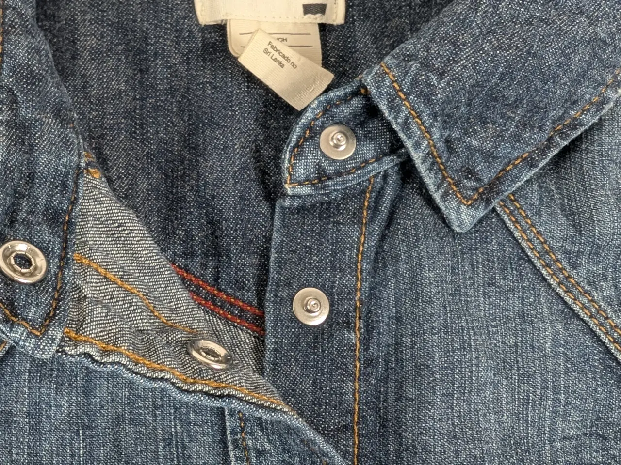 Billede 3 - Levi's blå skjorte, størrelse S