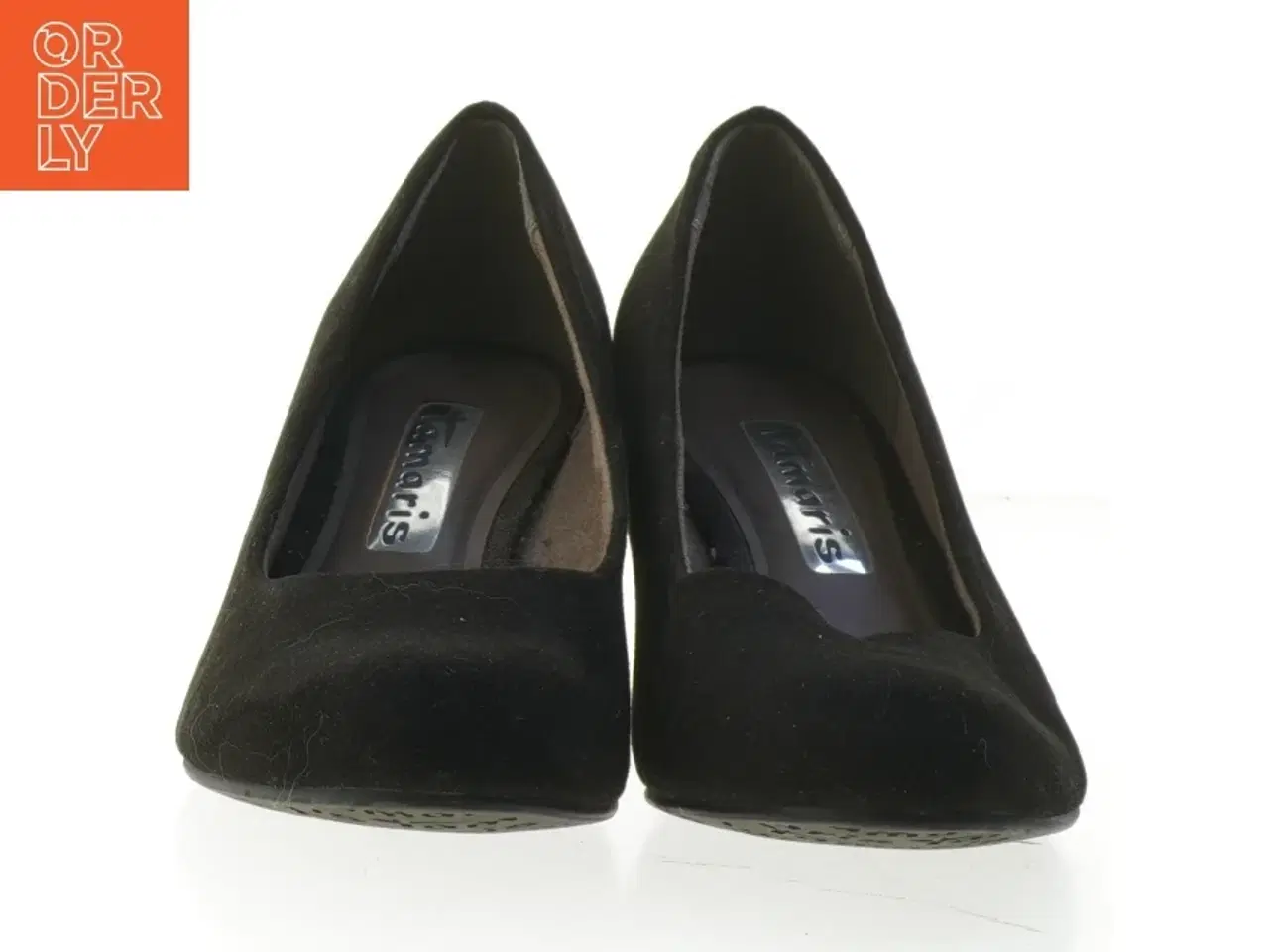 Billede 3 - Sort Tamaris hæl sko fra Tamaris (str. 39 )