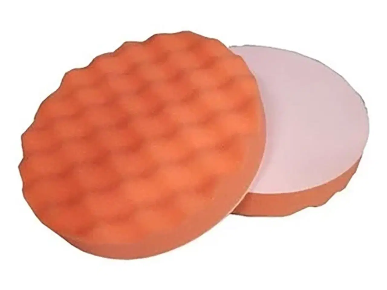 Billede 1 - Orange Polerpude 200mm Vaflet Medium