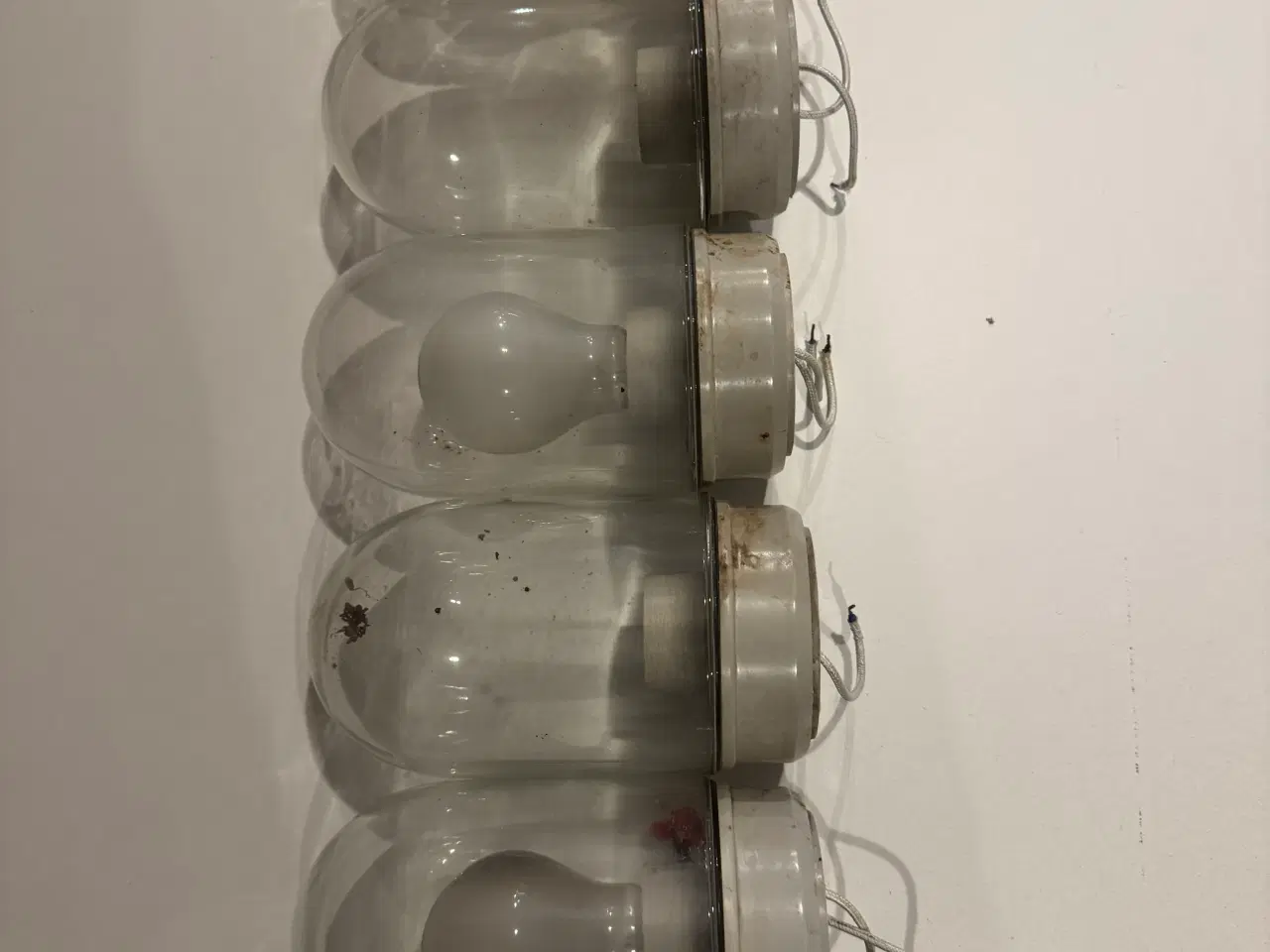 Billede 1 - Staldlamper gamle i glas