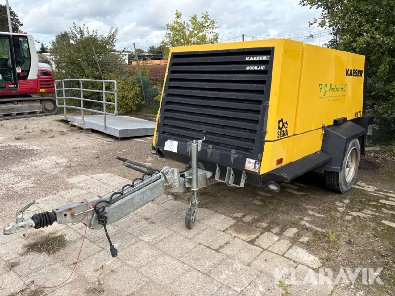 Billede 1 - Mobil kompressor Kaeser Mobilair M 170