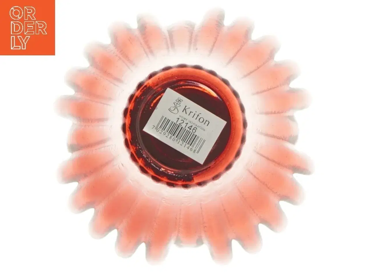 Billede 3 - Lysestage i glas fra Krifon (str. 14 cm)