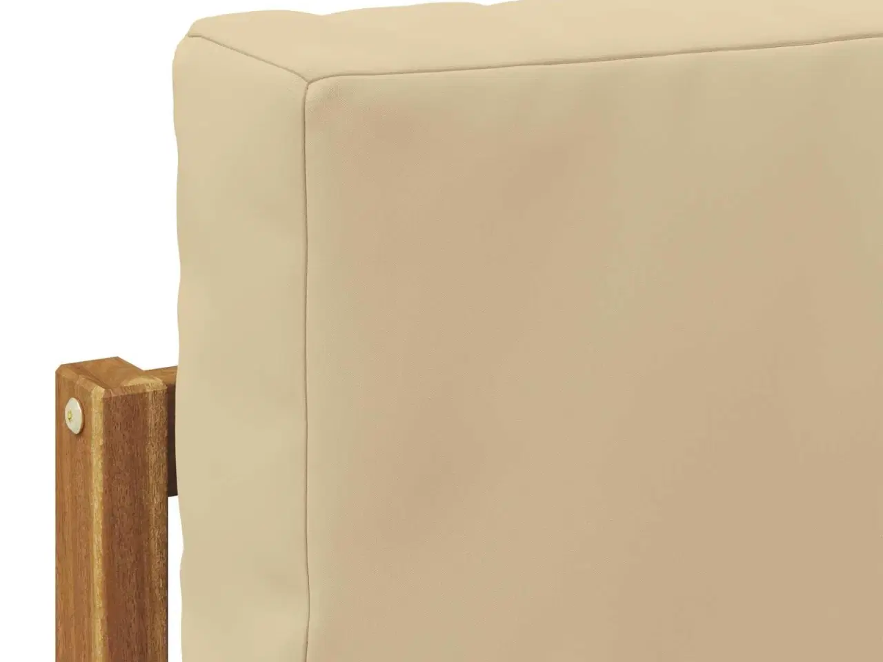 Billede 7 - Udendørs Modulsofa med pude Naturfarvet 91 x 63 x 73 cm