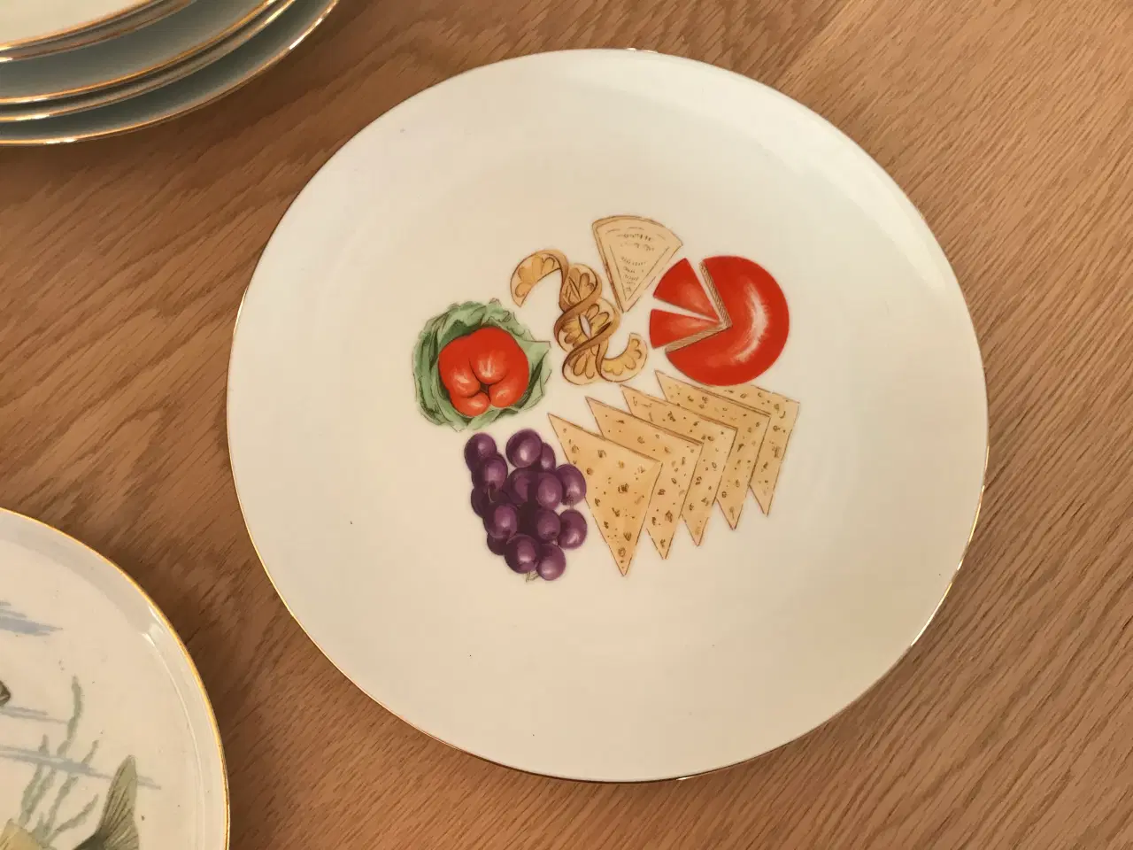 Billede 2 - Sildetallerkener og ostetallerkener