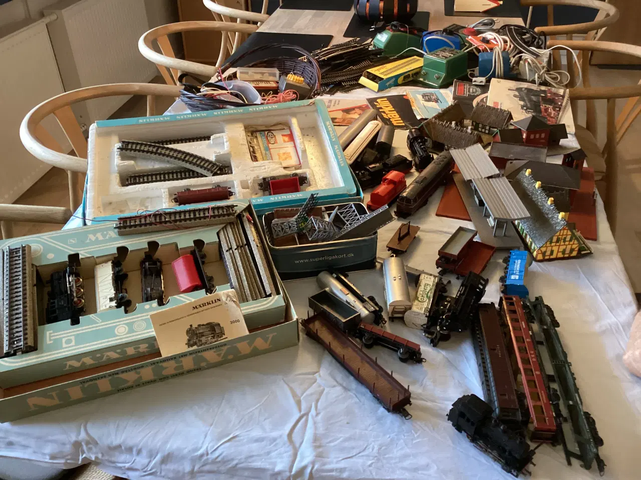 Billede 1 - Mærklin togsæt  med  diverse vogne m.m