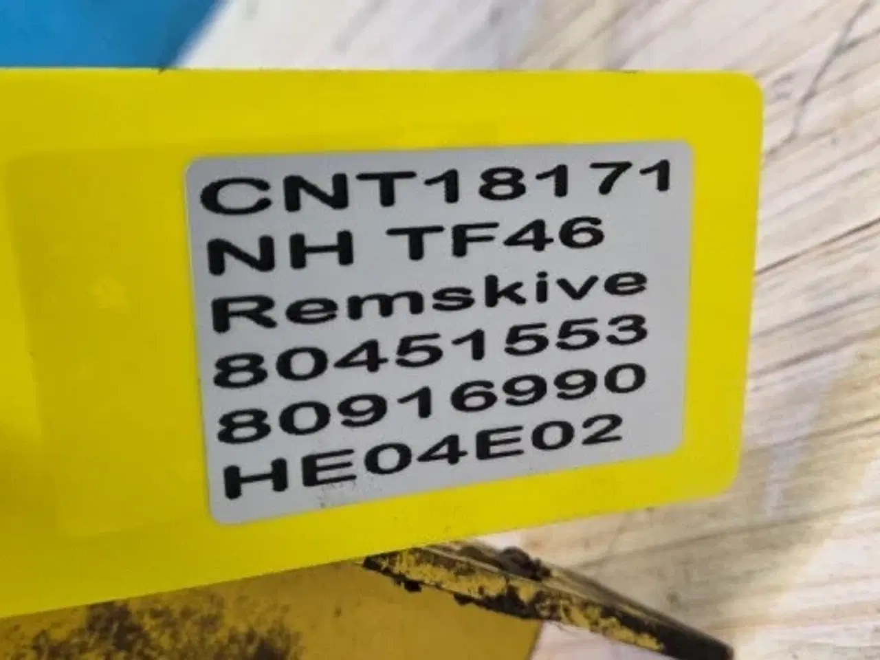 Billede 15 - New Holland TF46 Remskive 80451553