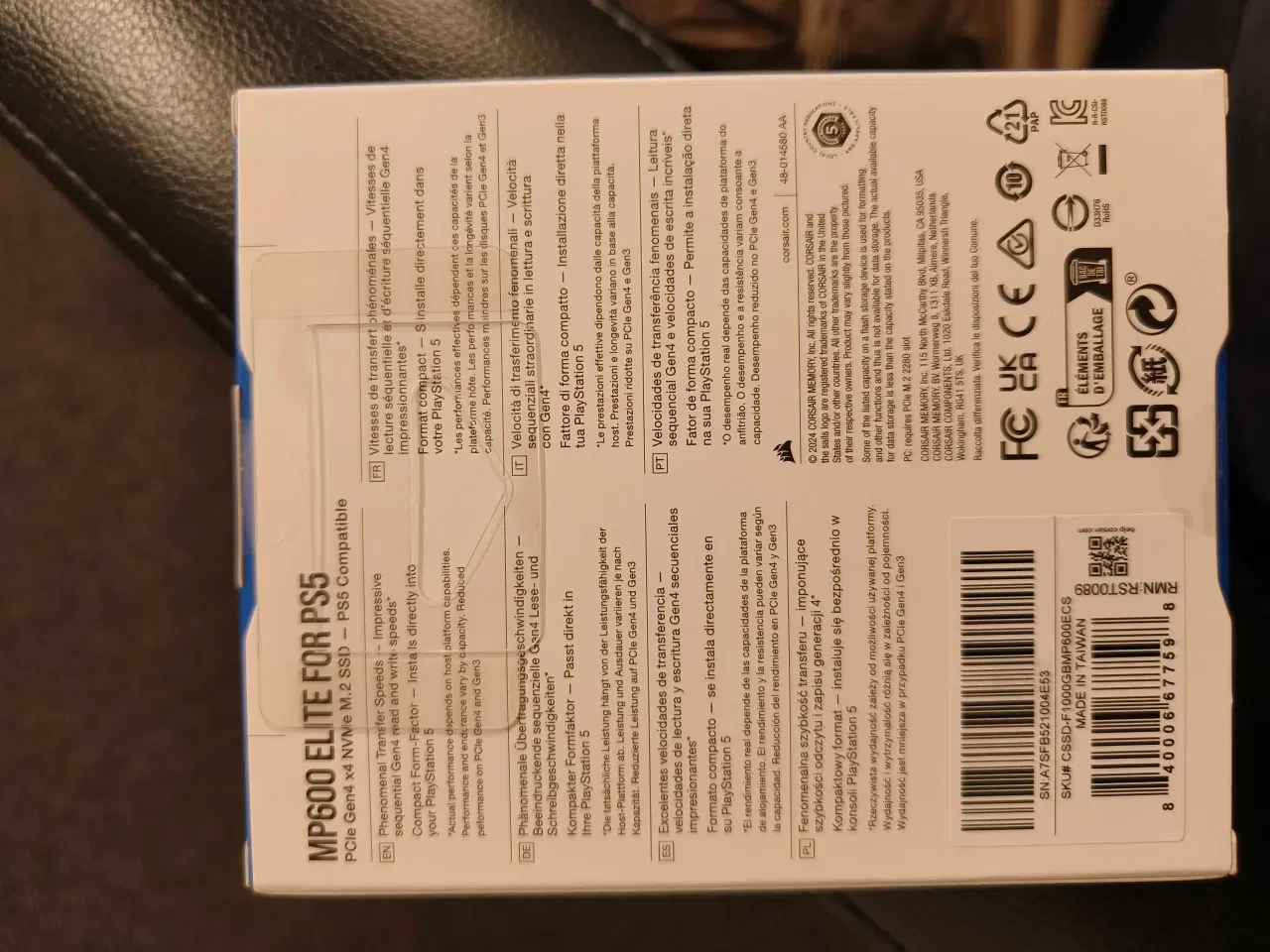 Billede 2 - Corsair ssd 1 tb 