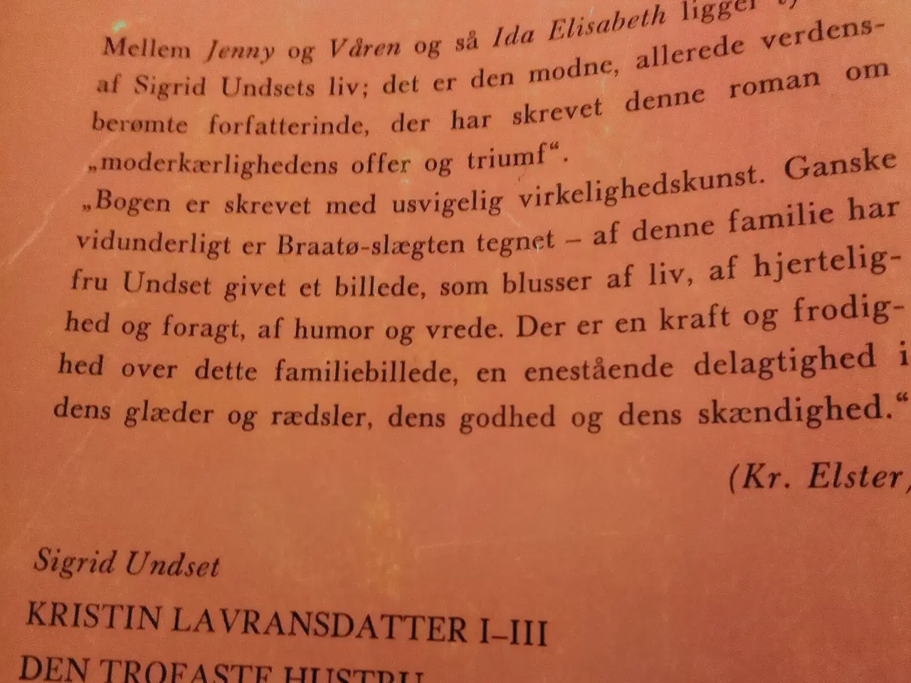 Billede 2 - Sigrid Undset: Ida Elisabeth.