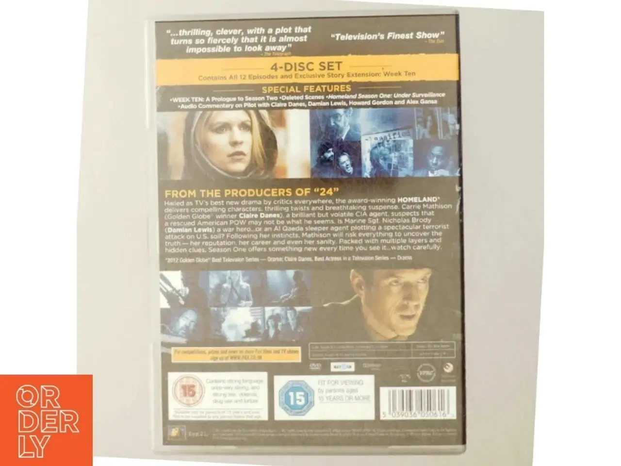 Billede 3 - Homeland Sæson 1 DVD Sæt fra 20th Century Fox