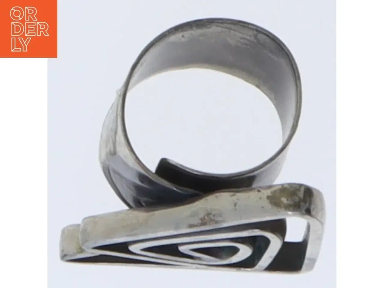 Billede 2 - Unikt geometrisk ring (str. 54 mm)