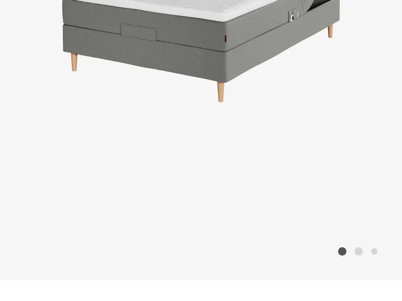 Billede 2 - Elevationsseng 140x200 + topmadras fra Jysk