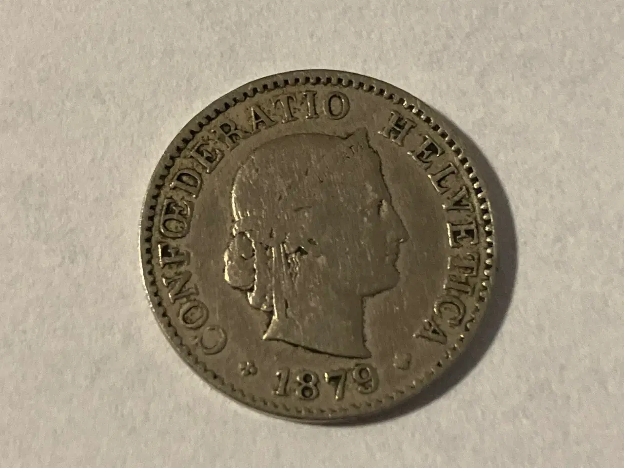 Billede 1 - 5 Rappen Switzerland 1879