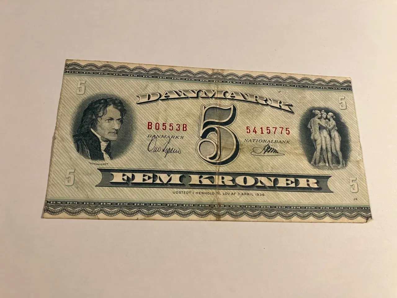 Billede 1 - 5 Kroner 1955