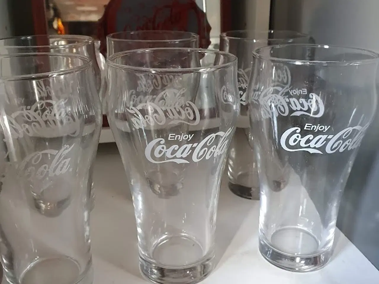Billede 5 - Coca Cola plakater - retro, spejl og glas