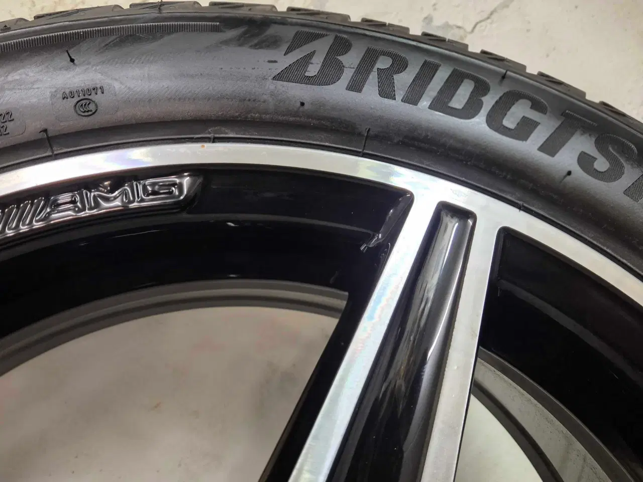 Billede 8 - 5x112 MERCEDES "AMG" ORIGINAL ALUFÆLGE MED SOMMERD