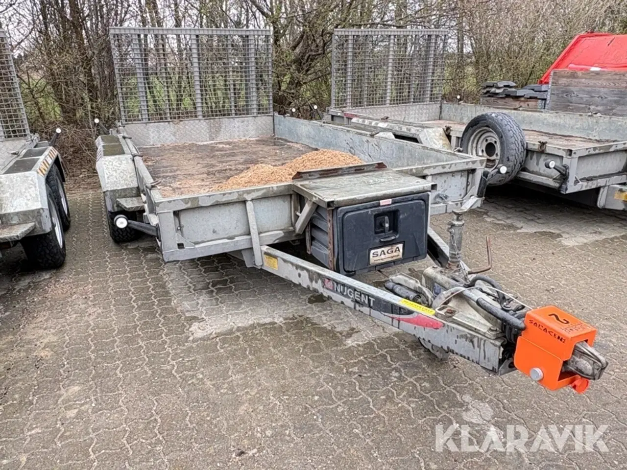 Billede 2 - Maskintrailer 3500kg Nugent P3718H