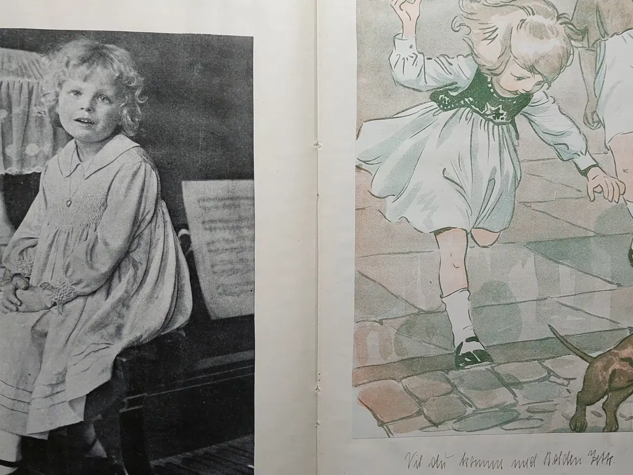 Billede 2 - Hjemmelavet bog med udklip fra 1950-erne