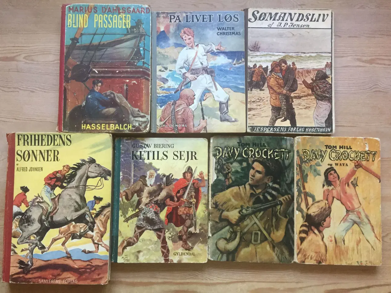 Billede 6 - 7 gl. Tarzan bøger og 17 gl. ungdomsbøger
