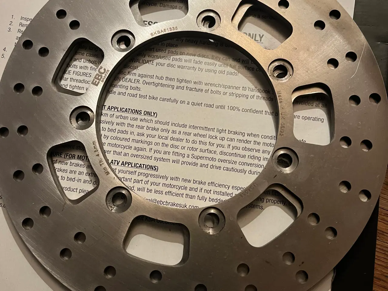 Billede 4 - Bremseskiver nye fejlkøbt til Kawasaki men passer