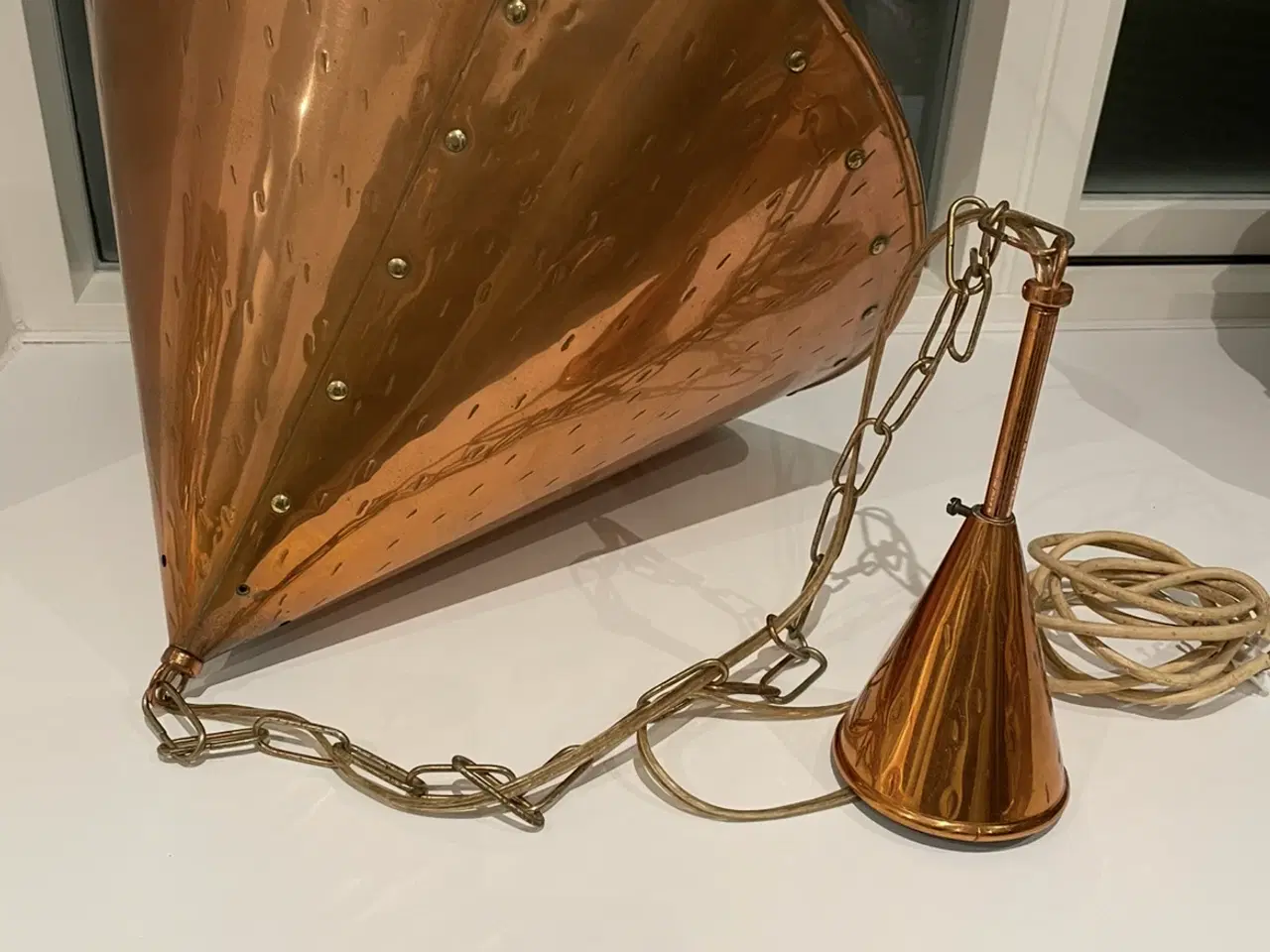 Billede 5 - Pendellampe kobber ES Horn Aalestrup 