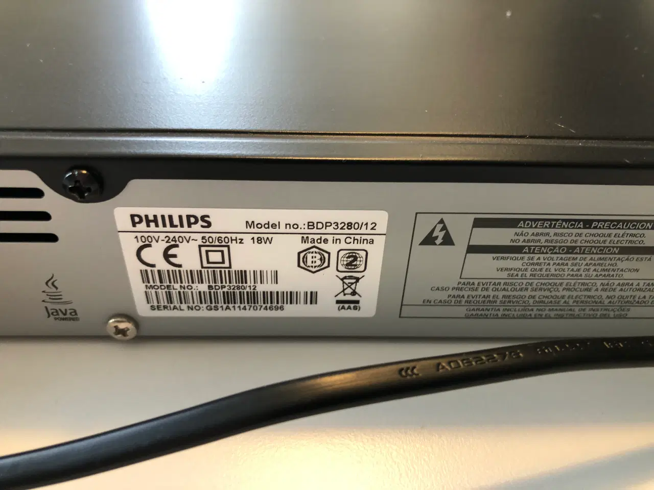 Billede 13 - Philips BluRay afspiller model 3280