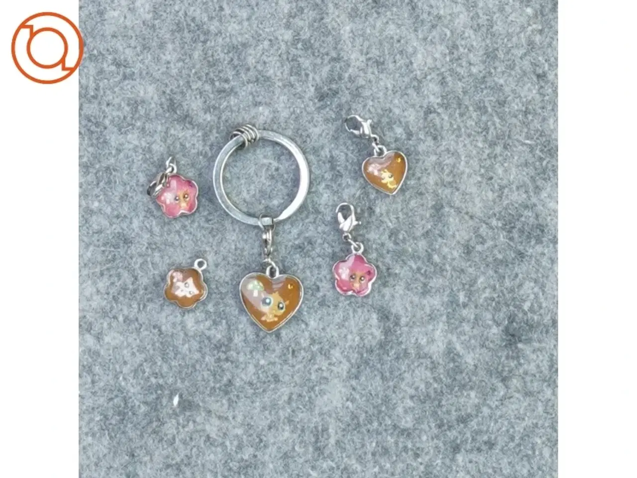 Billede 1 - Nøglering og vedhæng  til nøgleringe, halskæder eller andet med little petshop