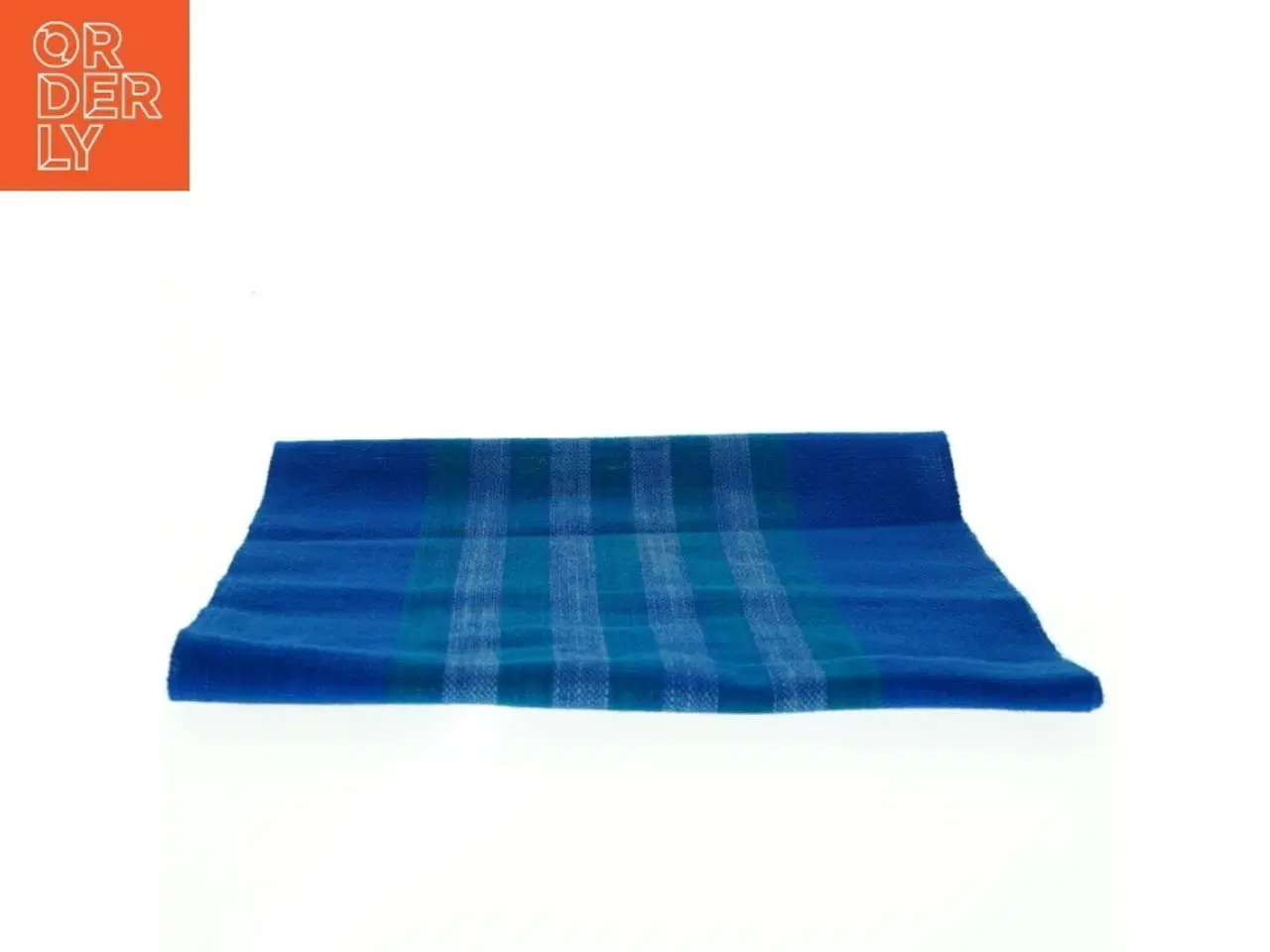 Billede 2 - Blå dug/løber (str. 32. x, 112 cm)